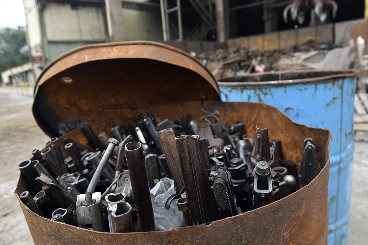 destruccion de armas