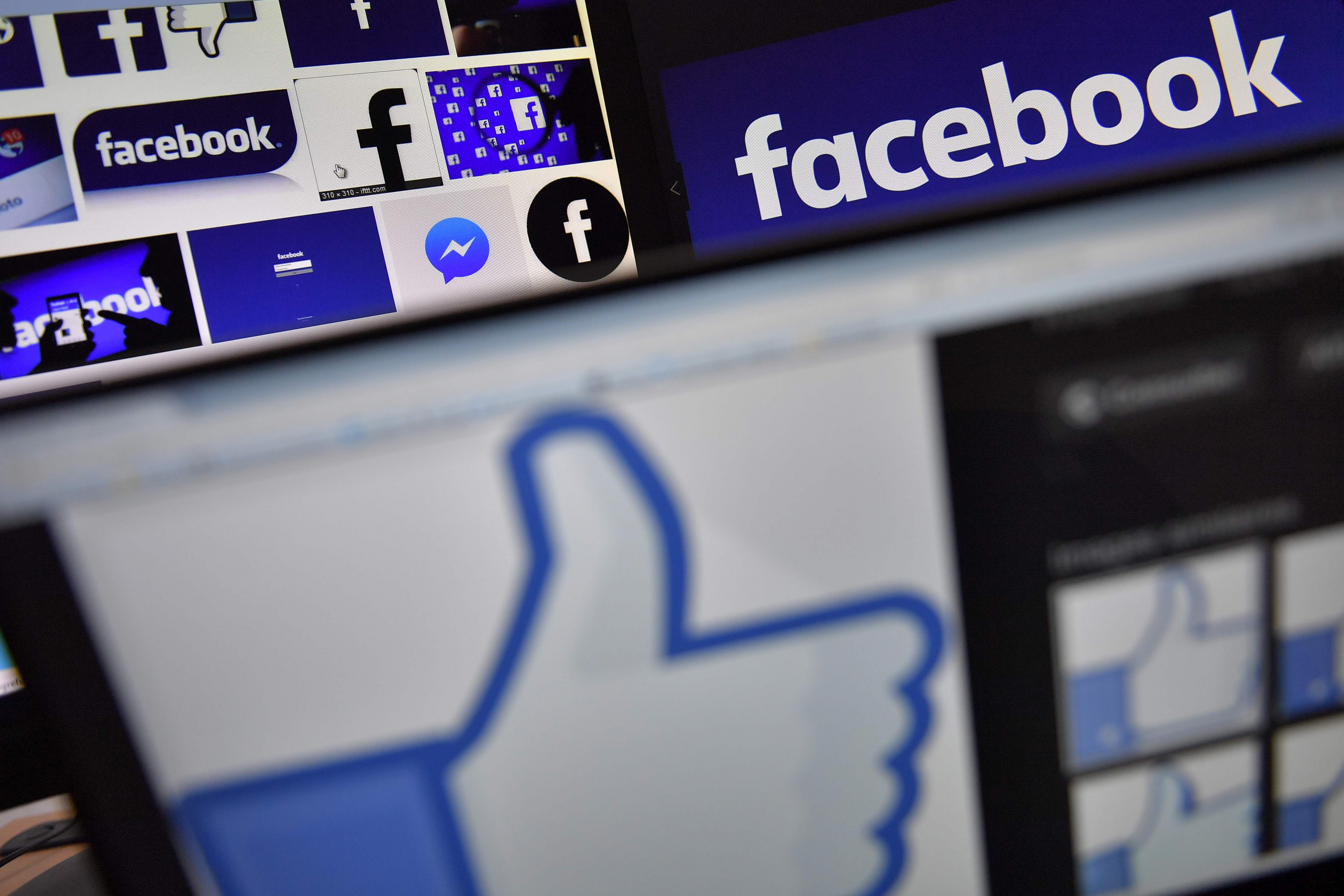 Logo de Facebook. Foto: AFP.
