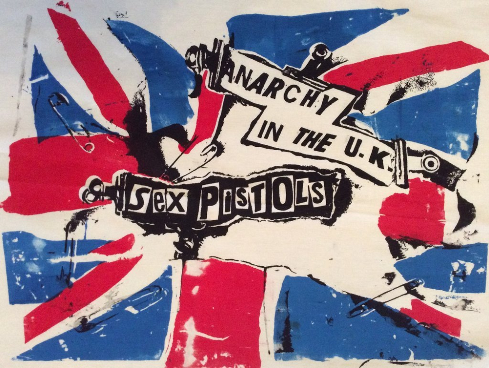 Tercer puesto: "Anarchy in the UK" de Sex Pistols, lanzada en 1976
