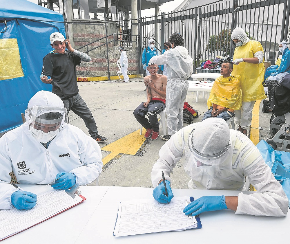 COVID-19 en Colombia. Foto: AFP