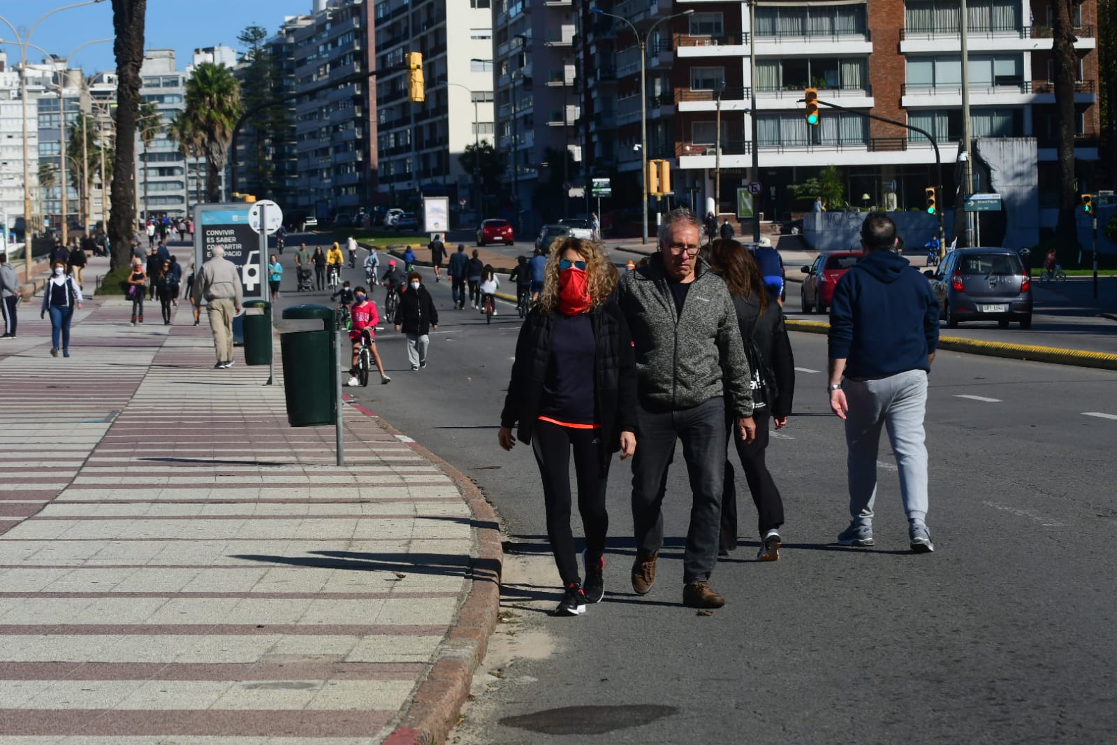 IMM hizó peatonal parte de la rambla