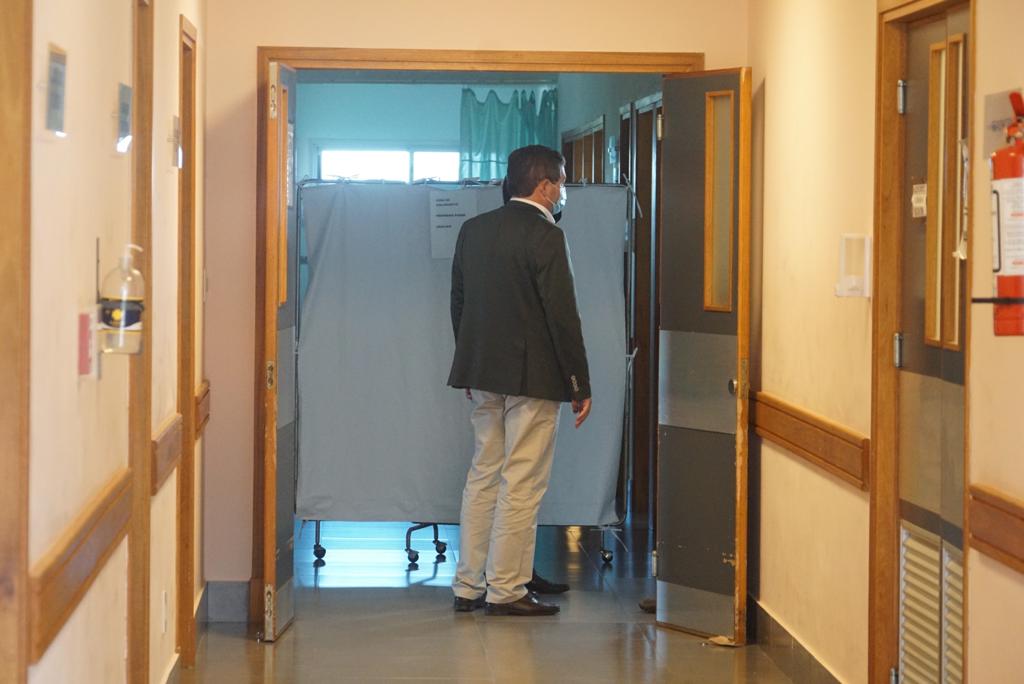 Presidente de ASSE, Leonardo Cipriani en Rocha. Foto: Ricardo Figueredo.