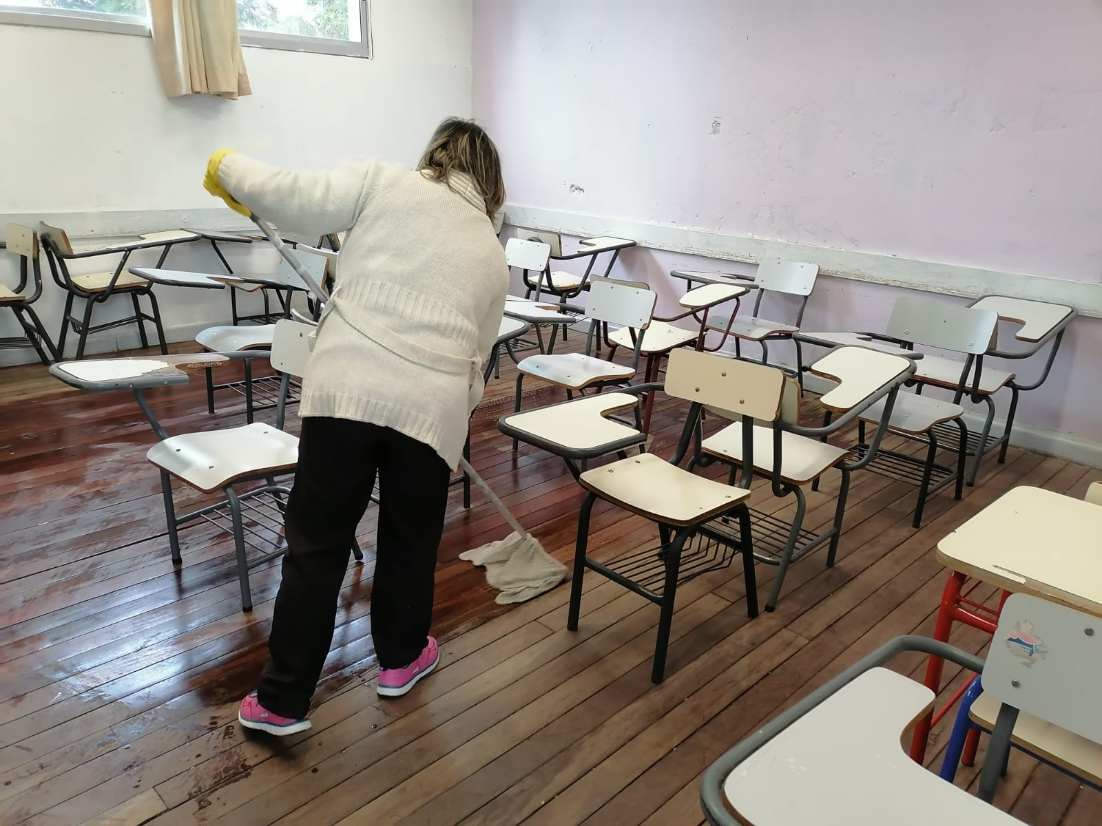 Vuelta a clases presenciales. Foto: Ricardo Figueredo.