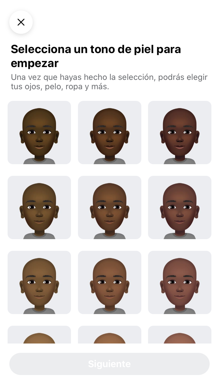 Avatar en Facebook. Foto: Captura