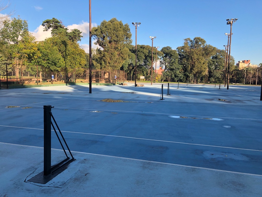 Las canchas del Centro de Desarrollo de Tenis. Foto: AUT.