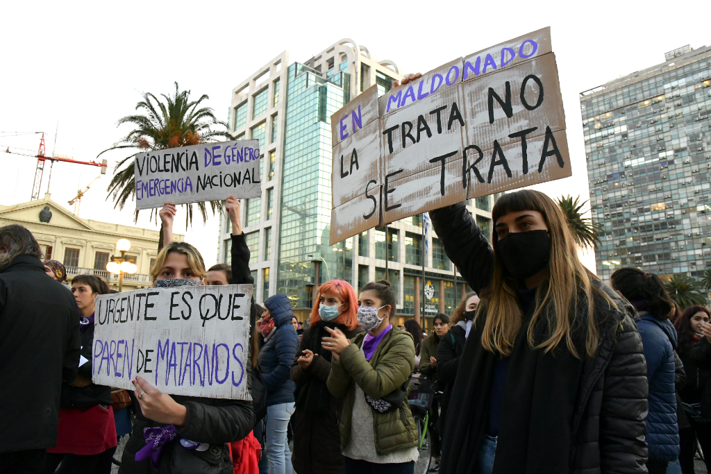 Movilización contra la explotación sexual y violencia de género. Foto: Gerardo Pérez