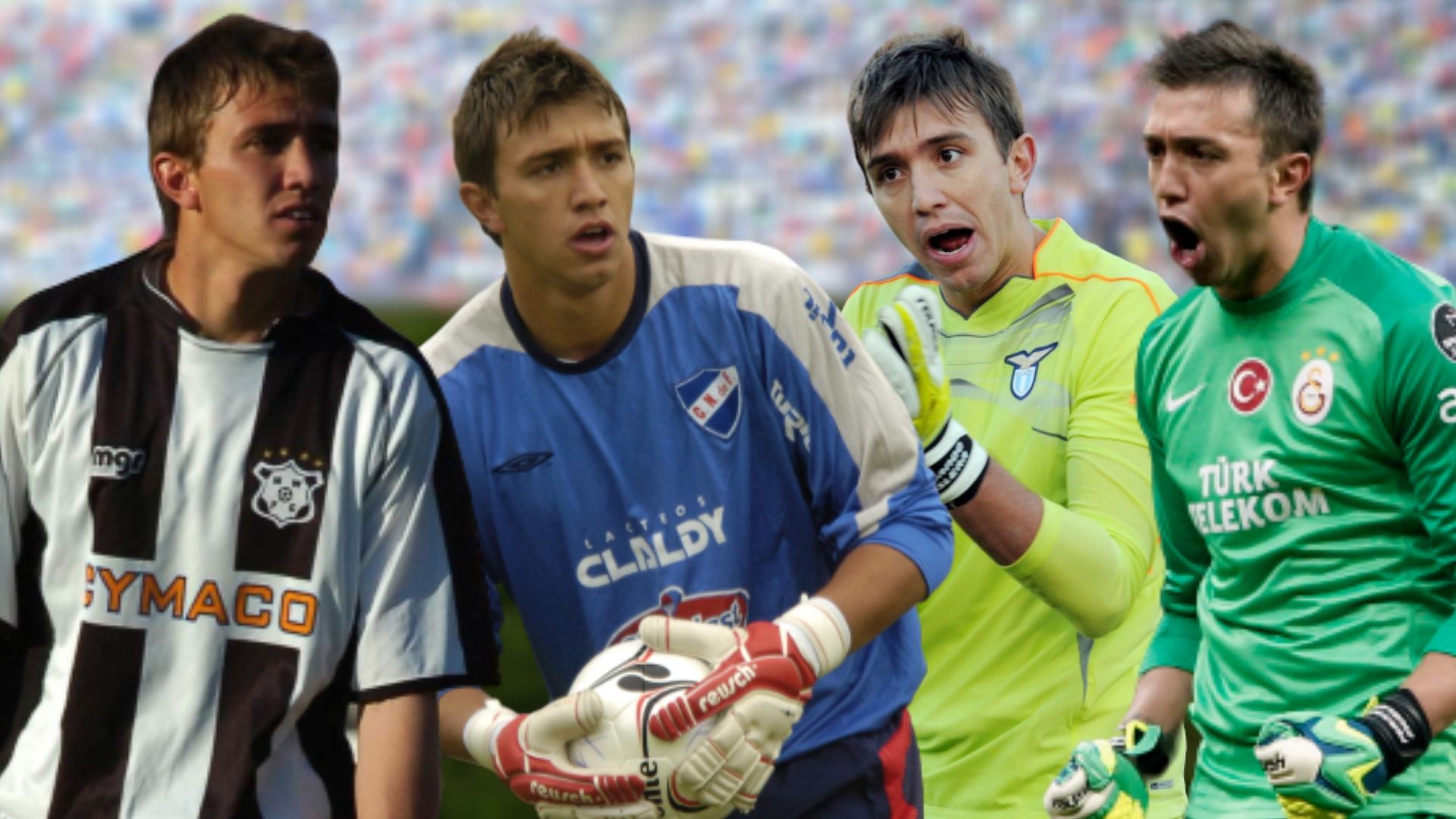 Muslera pasó por Wanderers, Nacional, Lazio y Galatasaray.