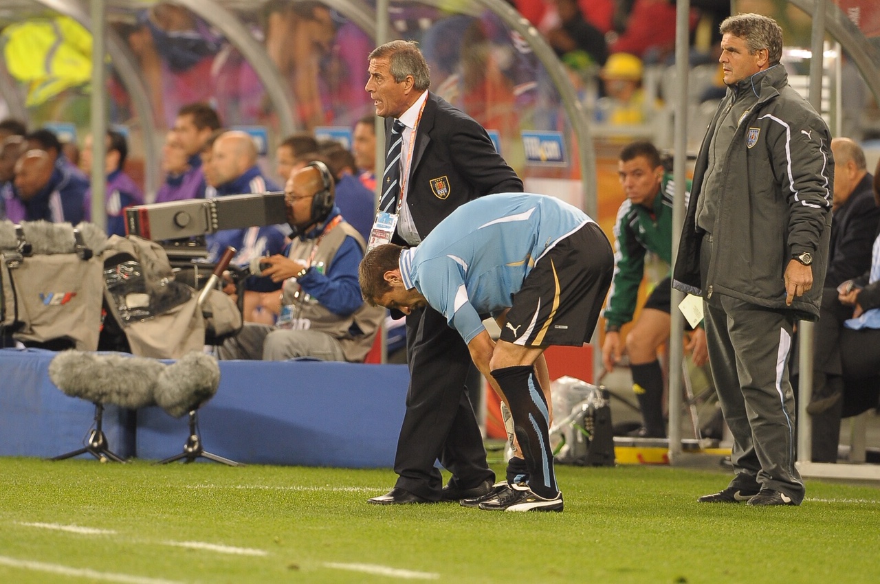 Sebastián Eguren antes de debutar en Sudáfrica 2010. Foto: Gerardo Pérez.