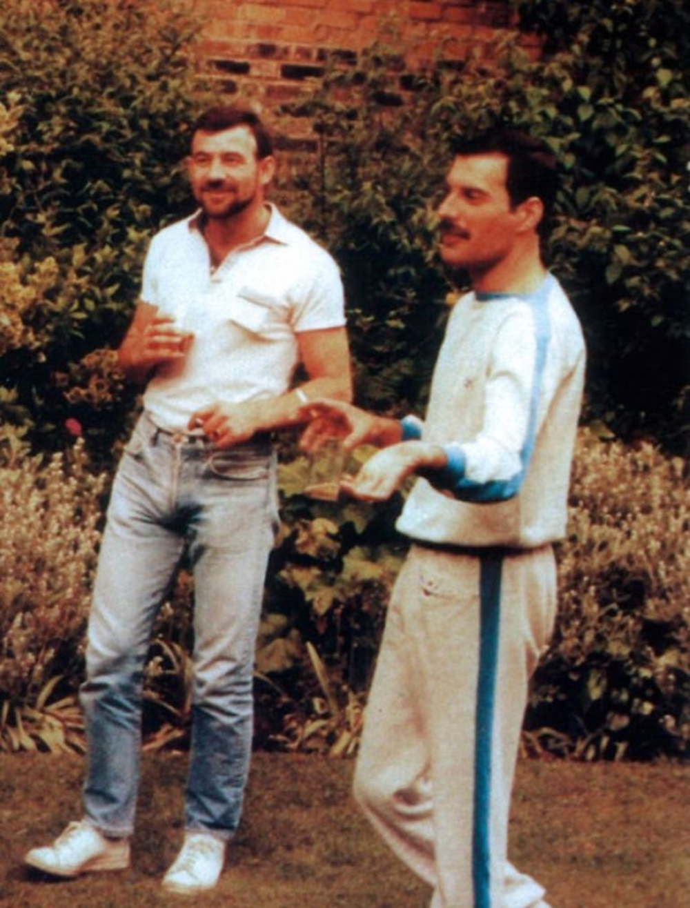 Freddie Mercury y Jim Hutton