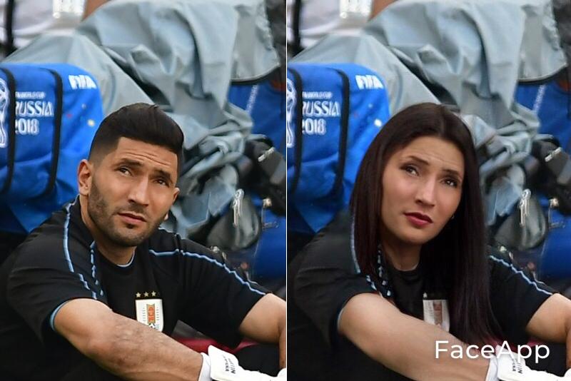 Martín Campaña en FaceApp