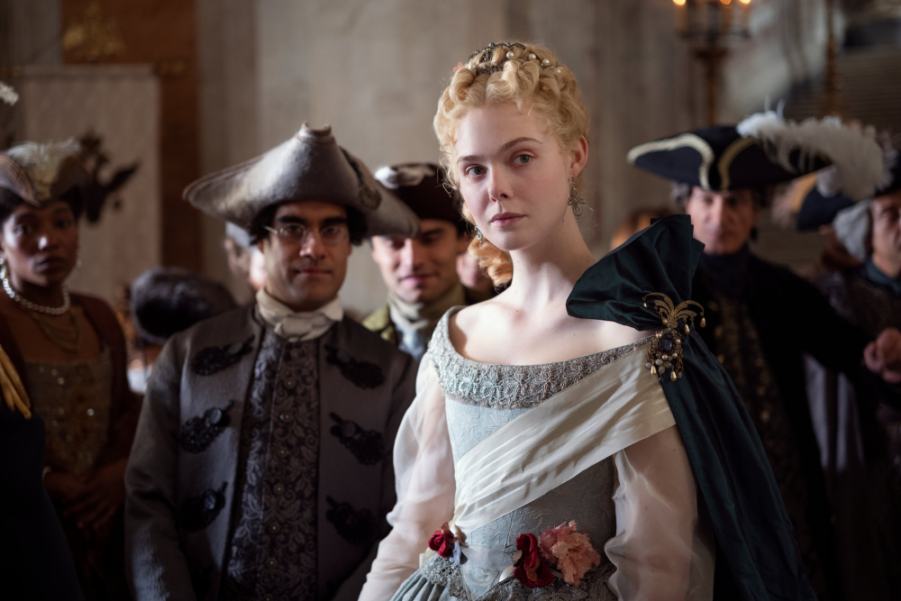Elle Fanning en la serie "The Great". Foto: Difusión