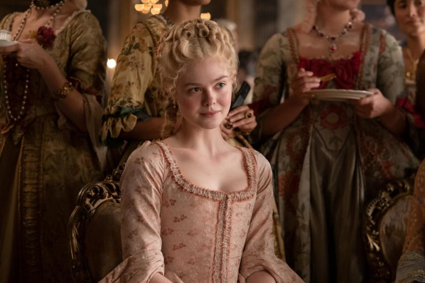 Elle Fanning en la serie "The Great". Foto: Difusión
