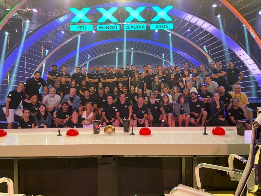 Equipo técnico de "Got Talent Uruguay". Foto: Gentileza Ignacio Varela