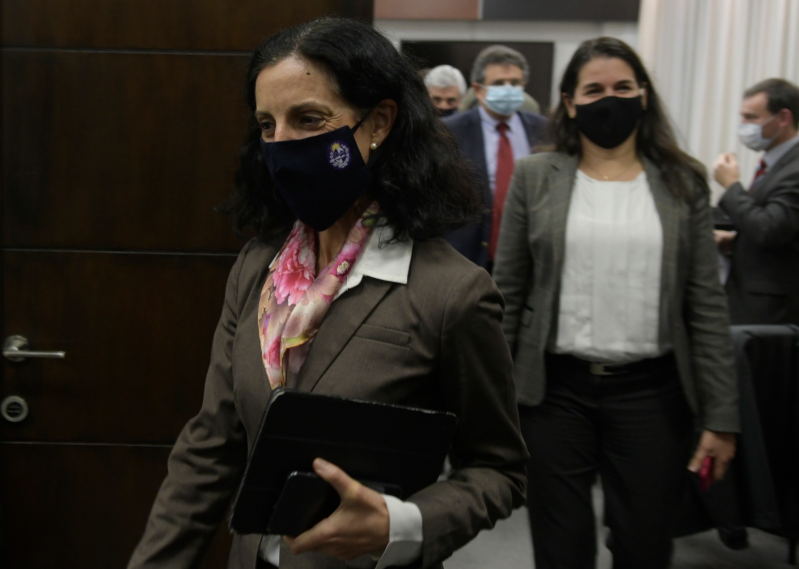 Azucena Arbeleche, este miércoles en conferencia de prensa. Foto: Gerardo Pérez