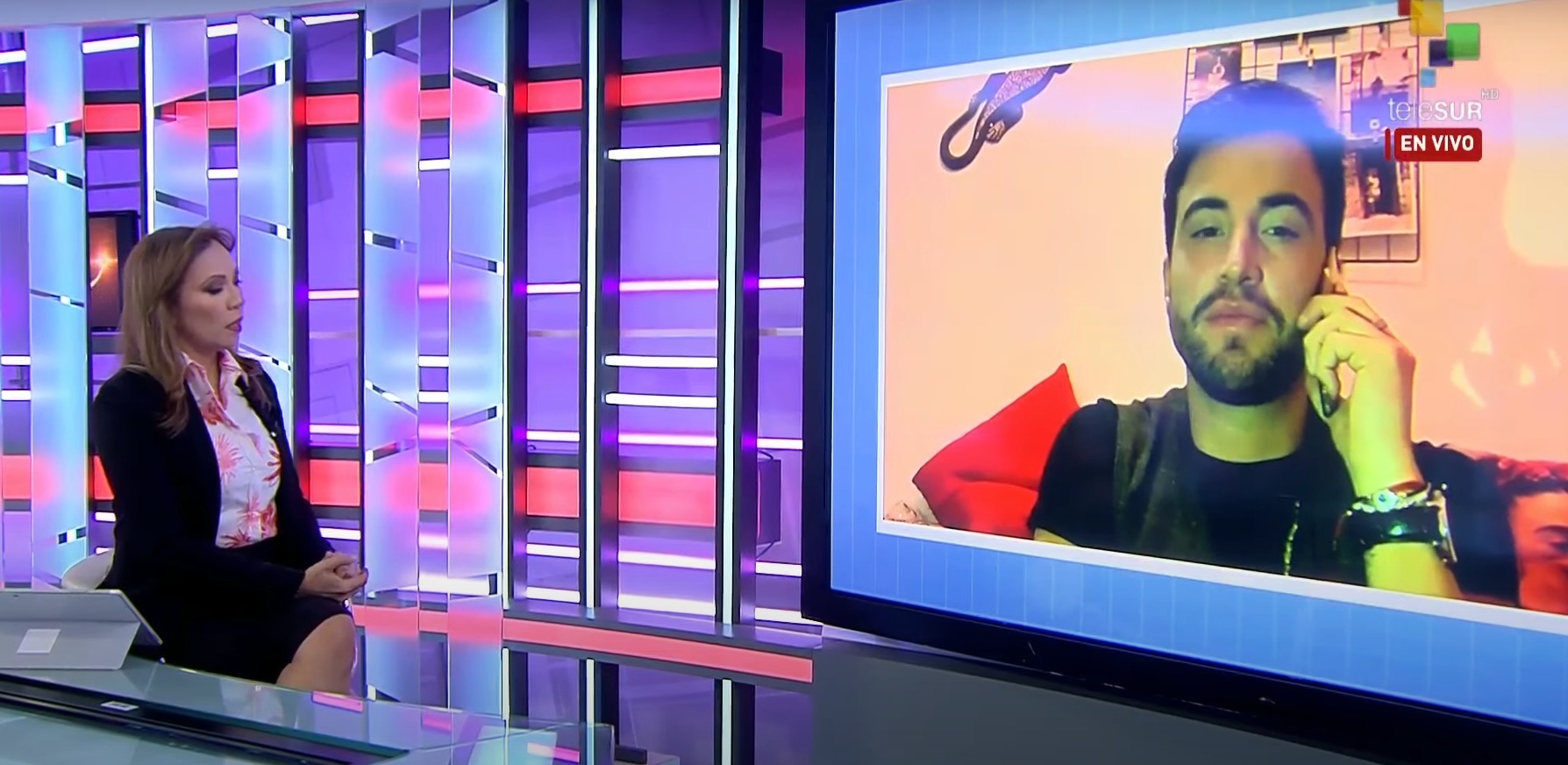 Fernando Cristino en Telesur