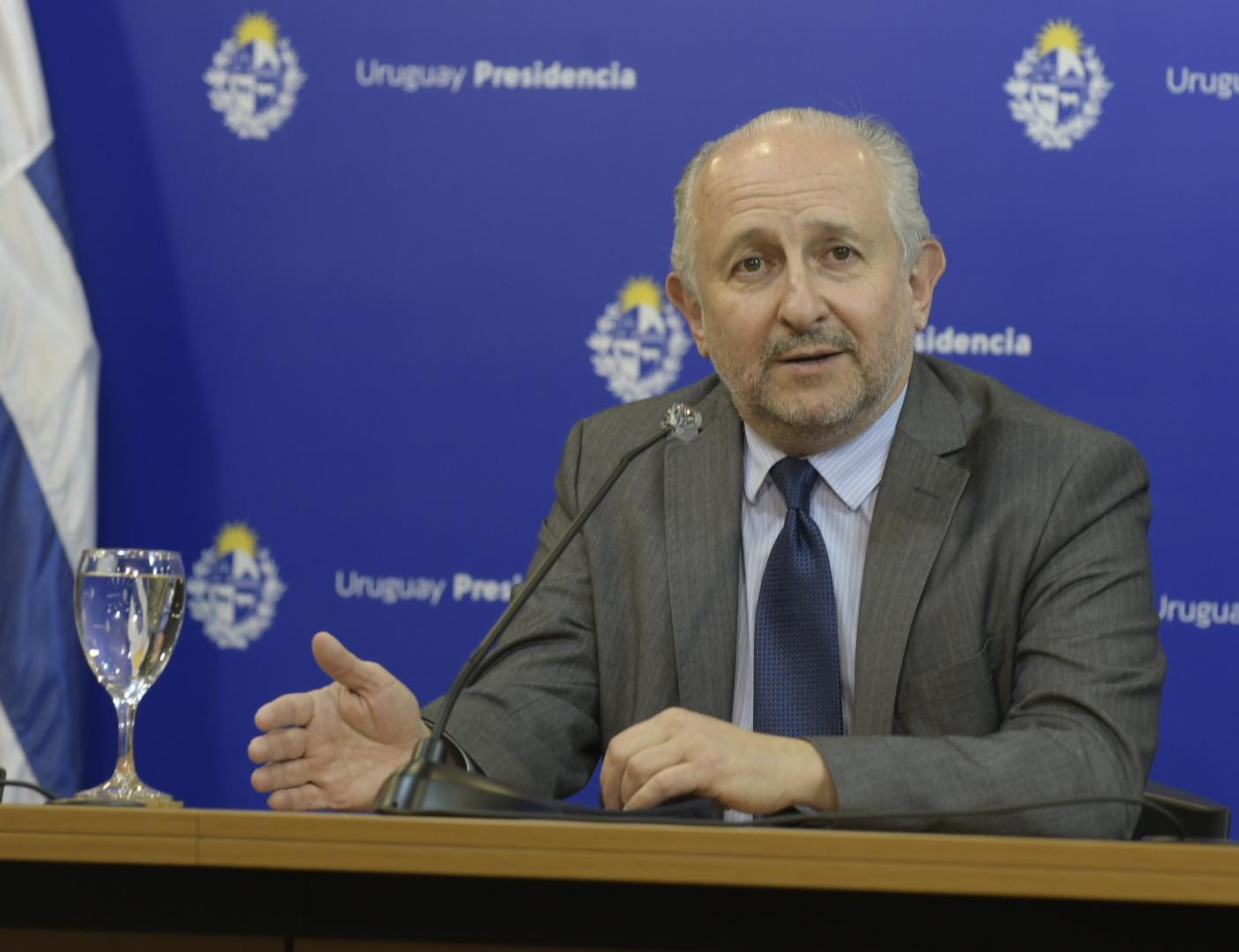 Pablo Da Silveira este viernes en conferencia de prensa. Foto: Gerardo Pérez