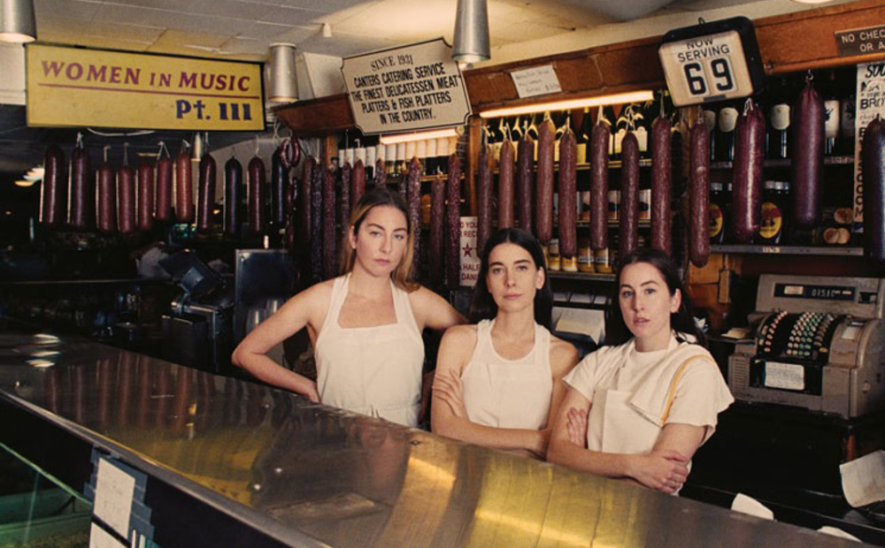 La banda HAIM. para el disco "Women in Music Pt III". Foto: Difusión
