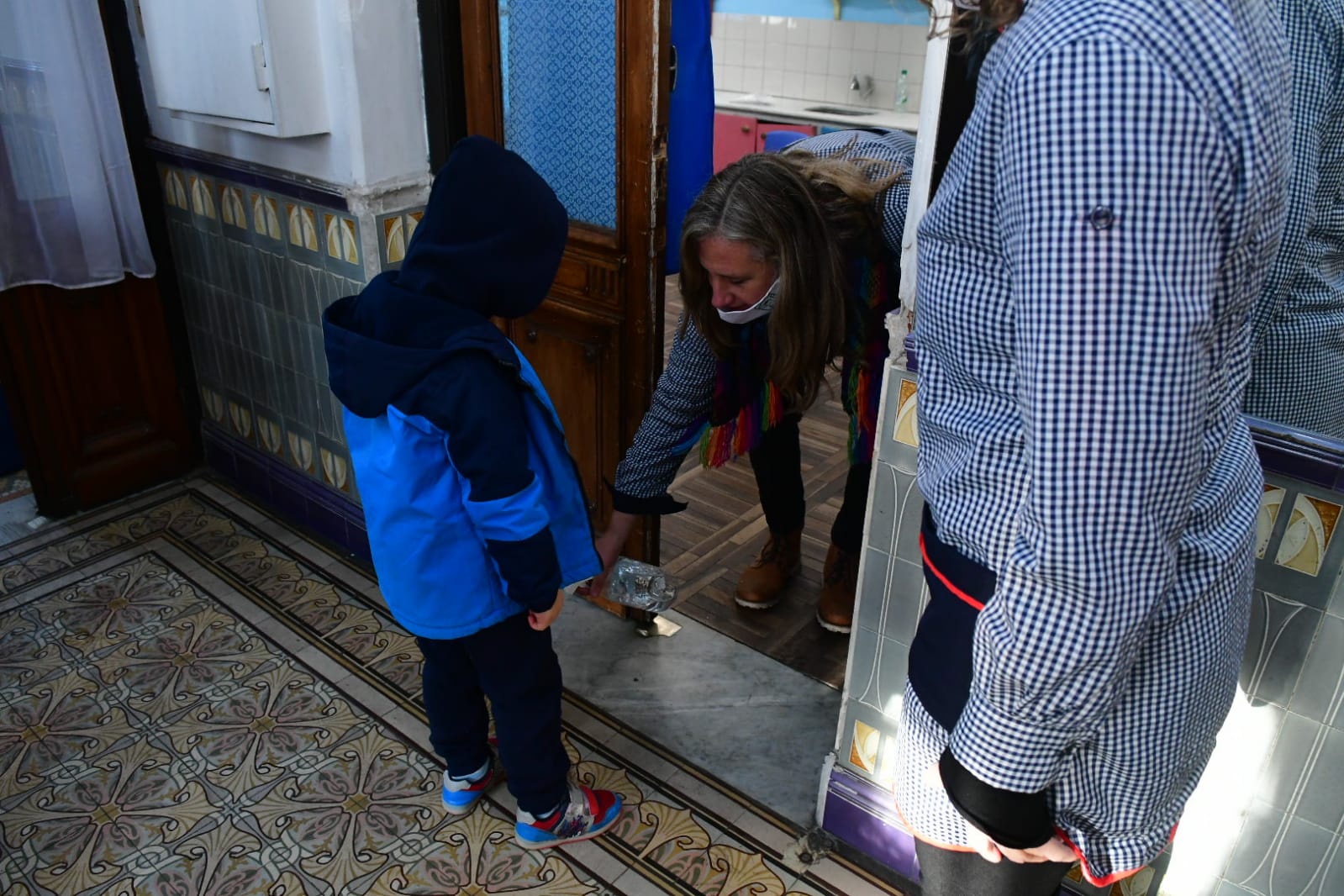 Vuelta a clases en Montevideo. Foto: Francisco Flores