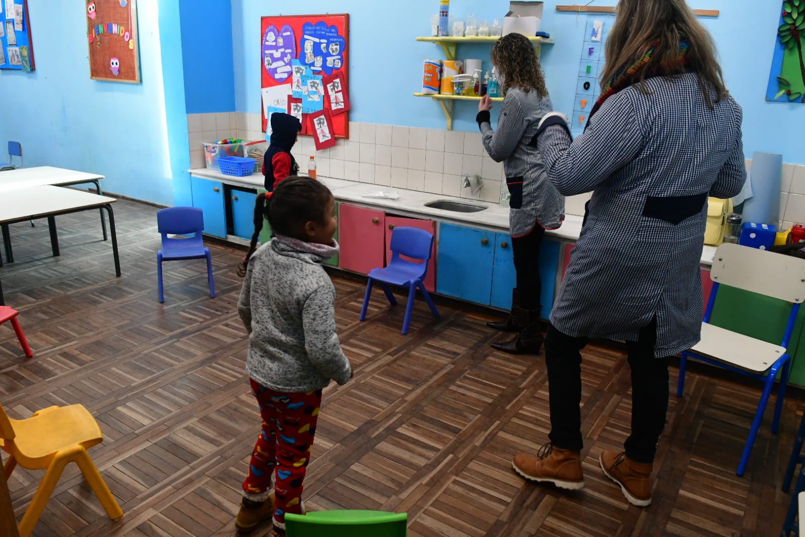 Vuelta a clases en Montevideo. Foto: Francisco Flores