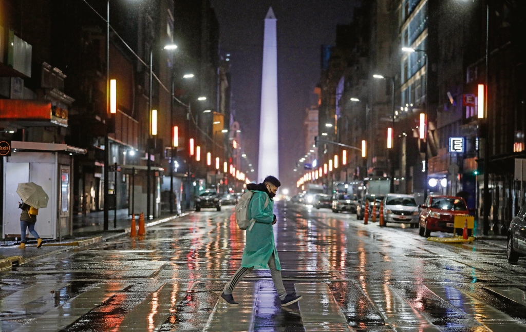 Obelisco, Buenos Aires, Argentina, Covid-19