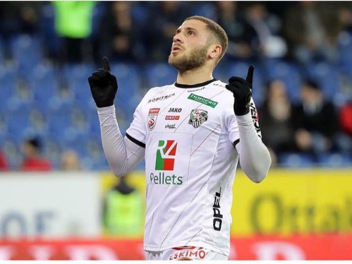 Shon Weissman defendiendo los colores del Wolfsberger.