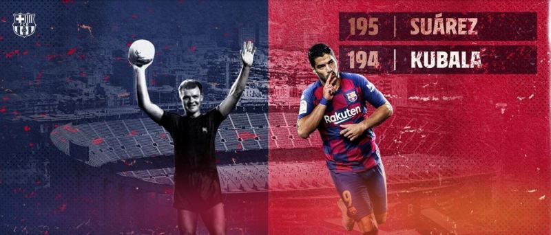 Suárez dejó atrás a Kubala en la historia del Barcelona