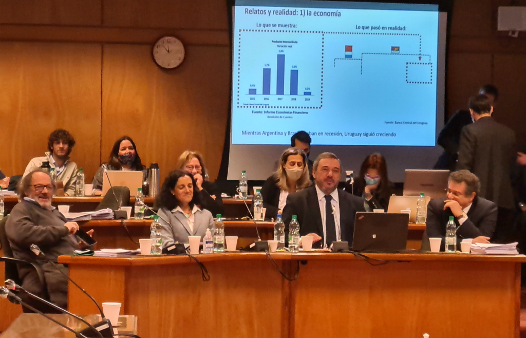 Olesker, Arbeleche, Bergara y Blanco, juntos. Foto: El País