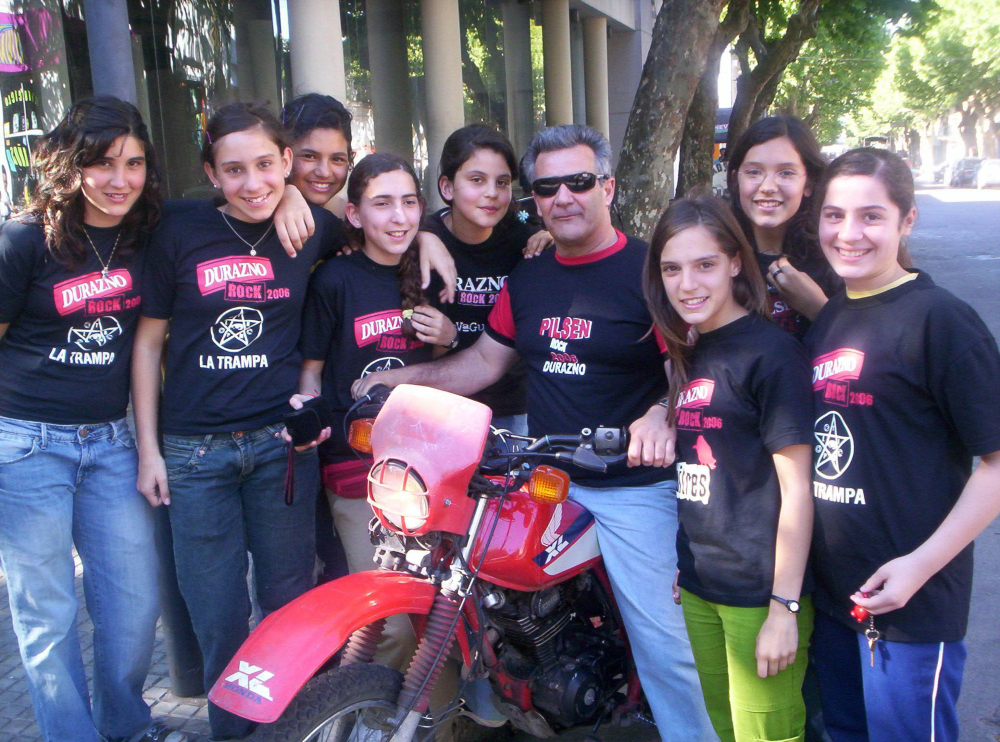 Carmelo Vidalín en el Pilsen Rock. Foto: Archivo El País