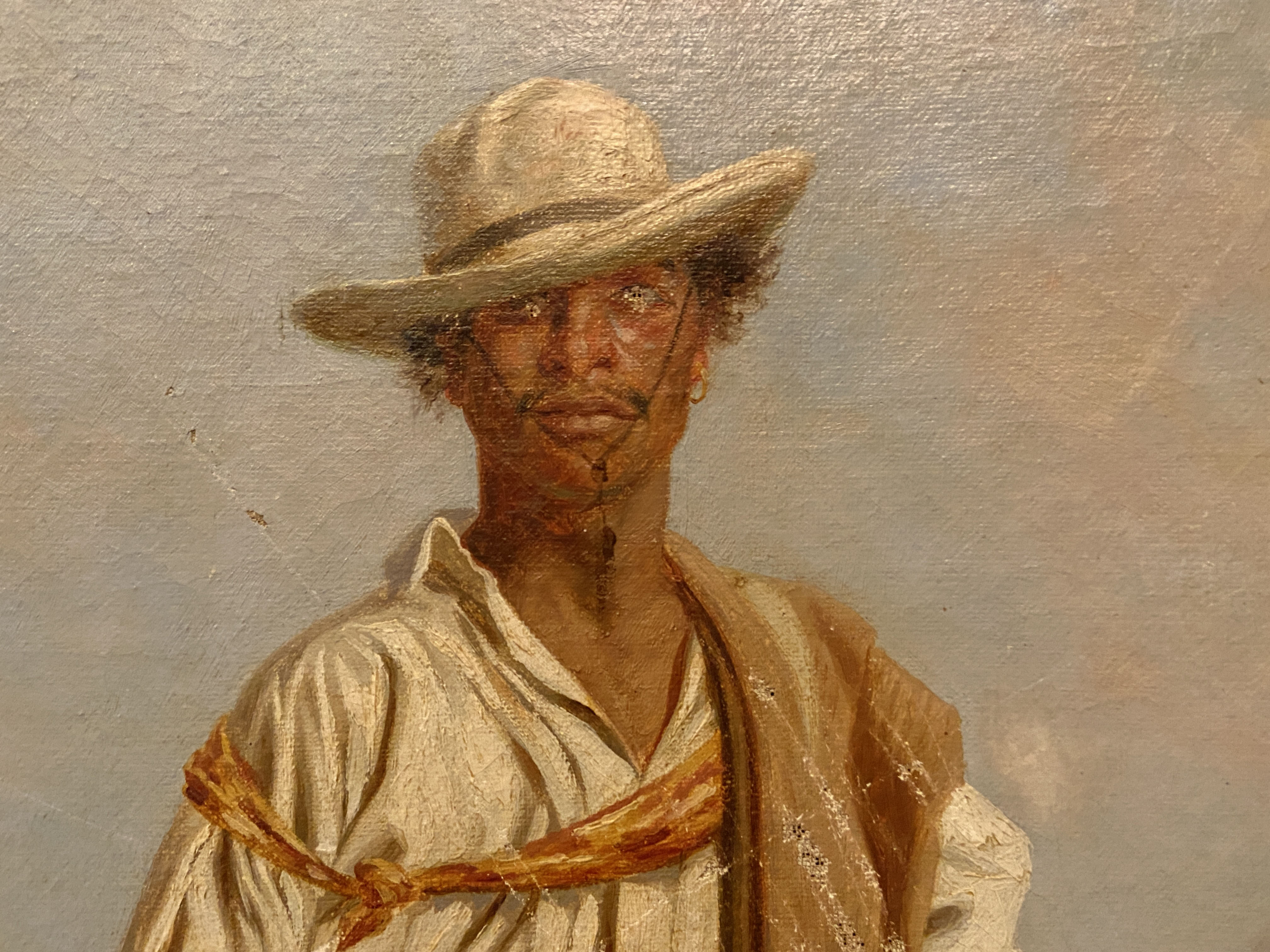 "El gaucho de las sierras" de Juan Manuel Blanes.