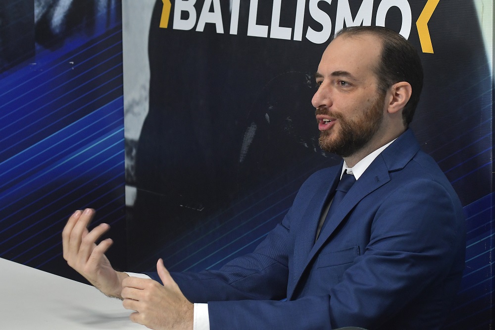 Fernando Amado, líder de Unir y suplente del candidato Álvaro Villar. Foto: Leonardo Mainé.