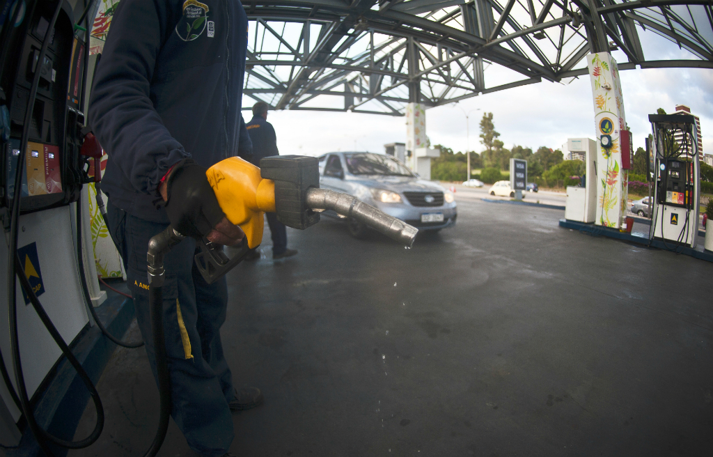 Estacion de servicio Ancap sin combustible. Foto: Fernando Ponzetto