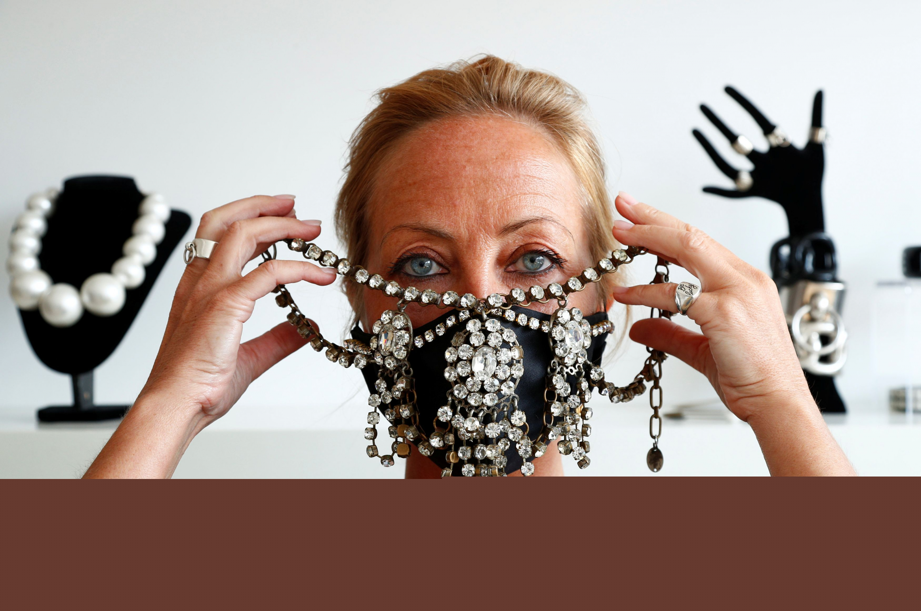 mascarillas de lujo, moda