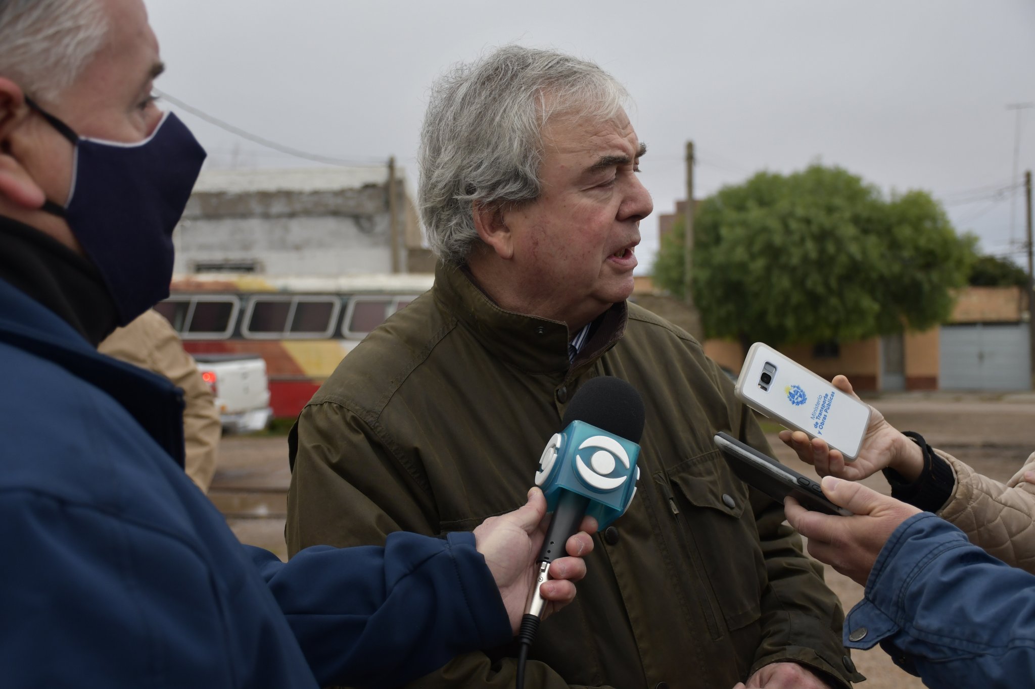 Luis Alberto Heber. Foto: Twitter Ministerio de Transporte.