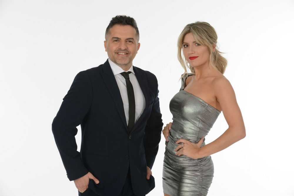 Ángel de Brito y Laurita Fernández en "Cantando 2020". Foto: Laflia