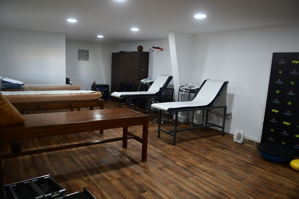 Una de las áreas del nuevo gimnasio de Peñarol en Los Aromos. Foto: Francisco Flores.