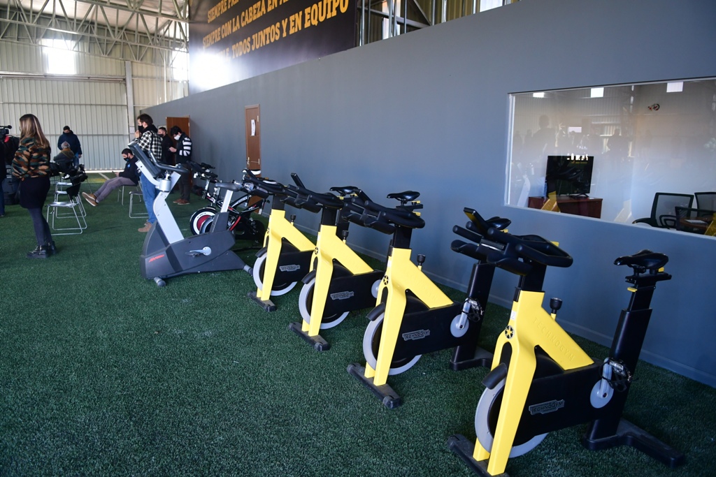 El nuevo gimnasio de Peñarol en Los Aromos. Foto: Francisco Flores.