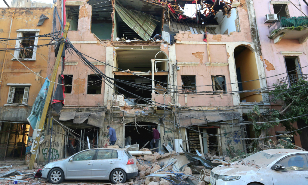 Beirut: estiman que la reconstrucción demandará unos 5.000 millones de dólares. Foto: Reuters