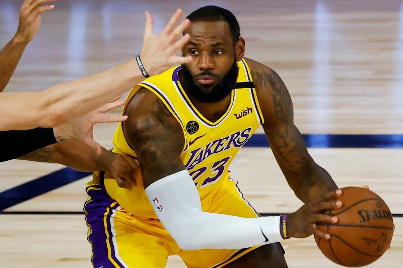 Los Lakers, de Lebron James, esperan por su rival: Portland o Memphis. Foto: AFP.