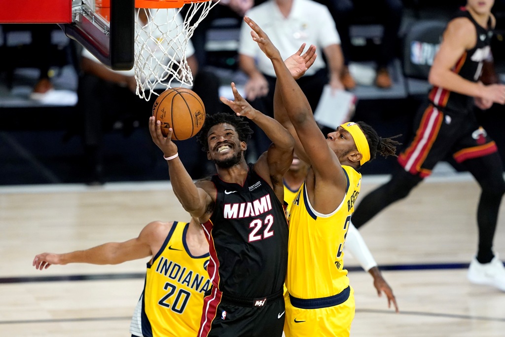 Miami Heat venció a Indiana Pacers. Foto: AFP.