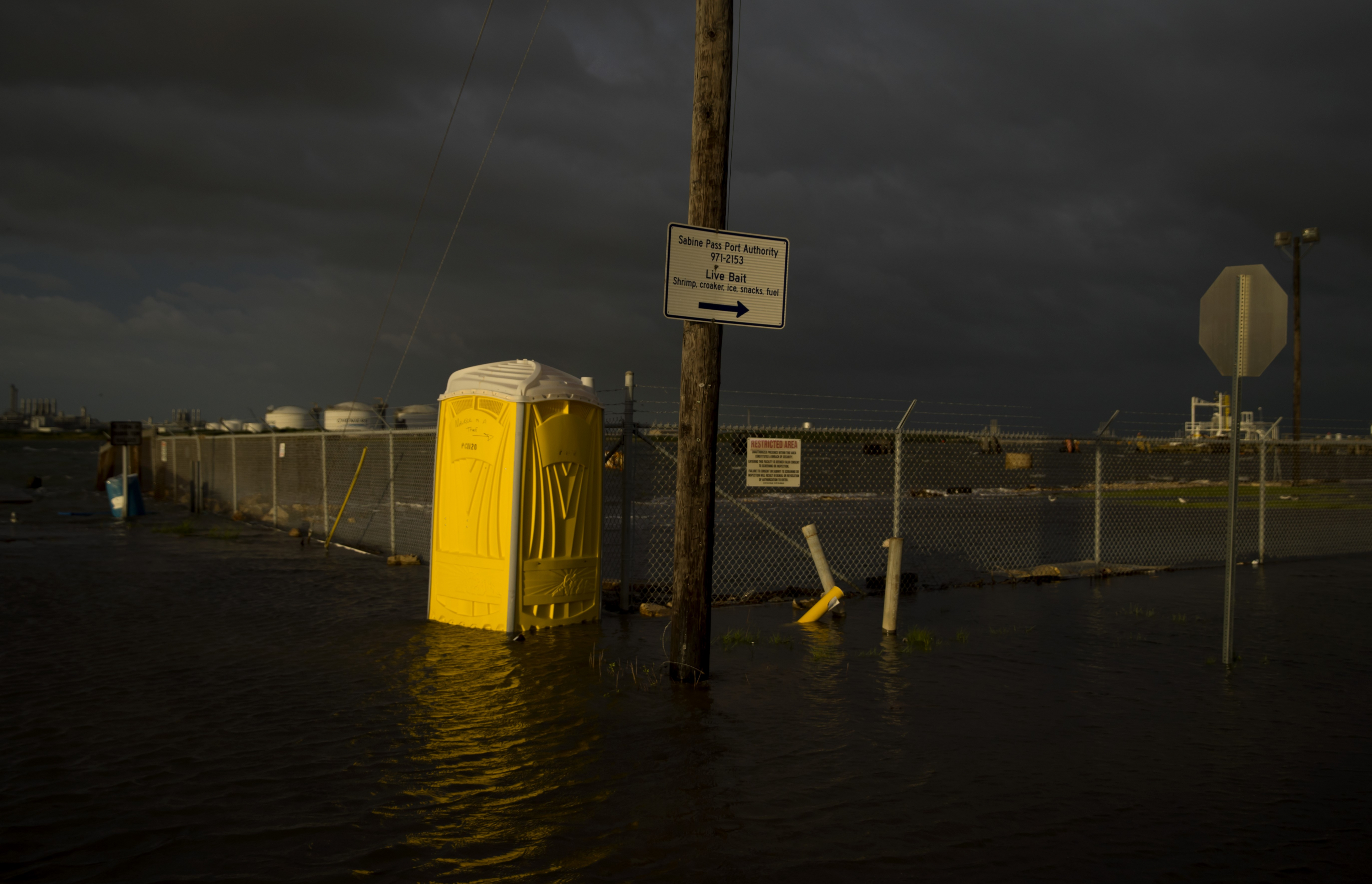 Huracán llega a Estados Unidos. Foto: AFP