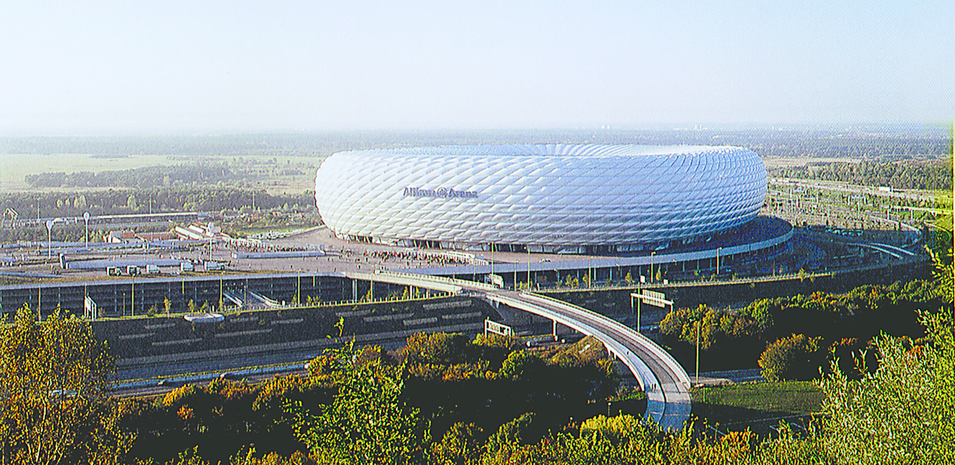 El Allianz Arena, el moderno estadio del Bayern, tiene capacidad para 75.000 personas.