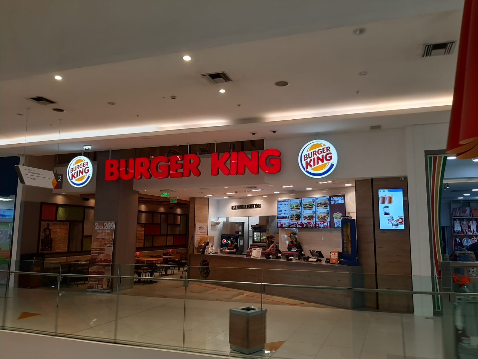Nuevo local de Burger King en Las Piedras. Foto: Burger King.