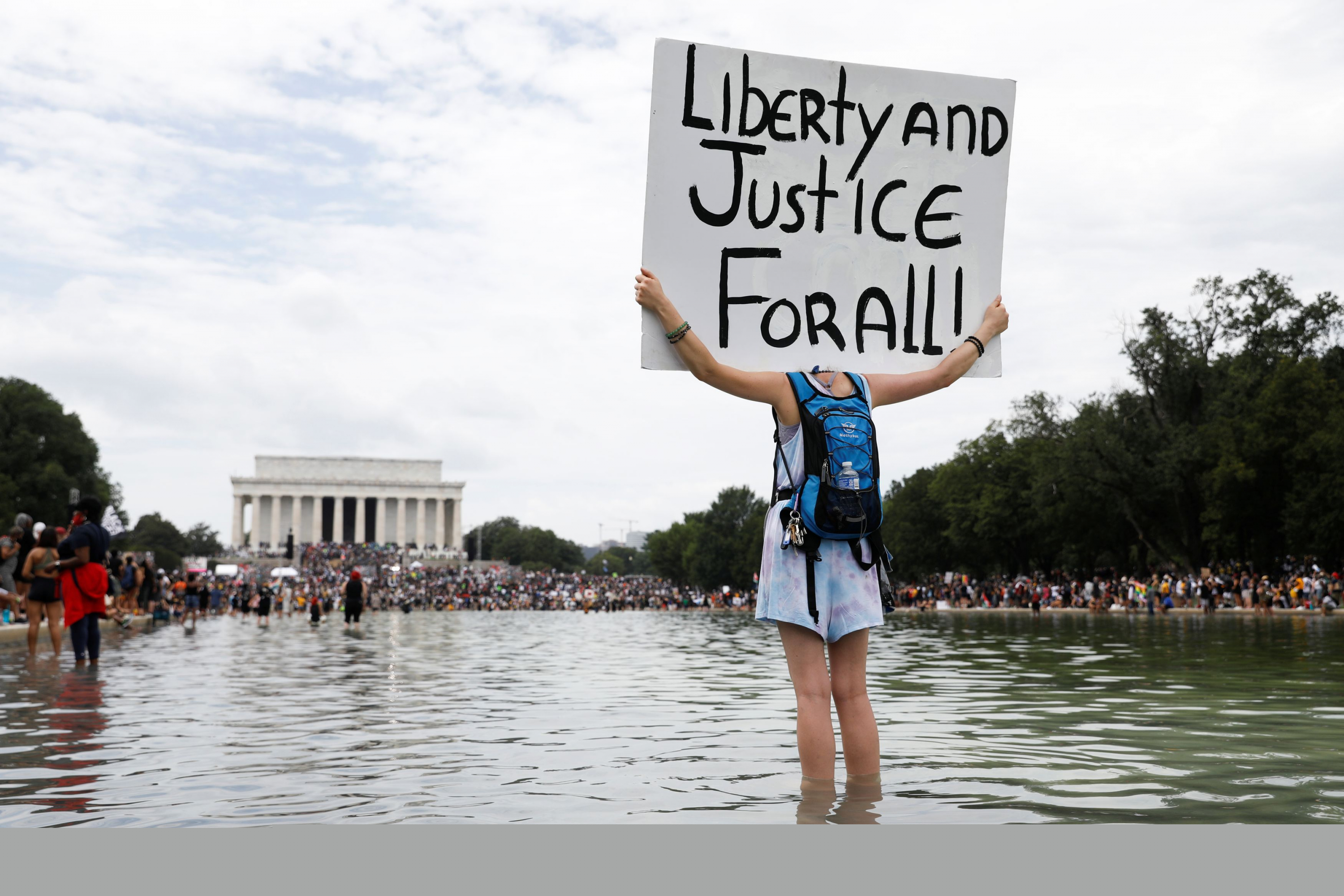Miles de personas marcharon en Washington. Foto: Reuters.