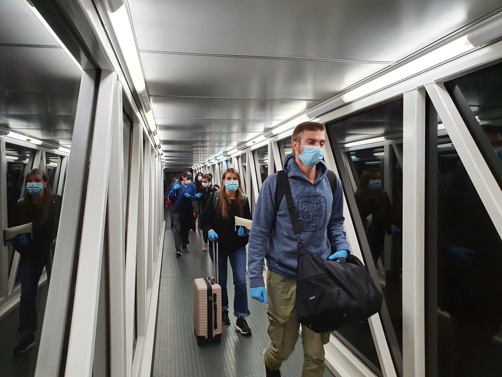 Los operativos de repatriación movilizaron a la compañía Amaszonas.