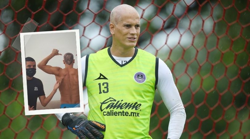 De la cabeza: el impresionante tatuaje de Sebastián Sosa en la nuca. Fotos: @sebauruguayo1 y @mazatlanfc