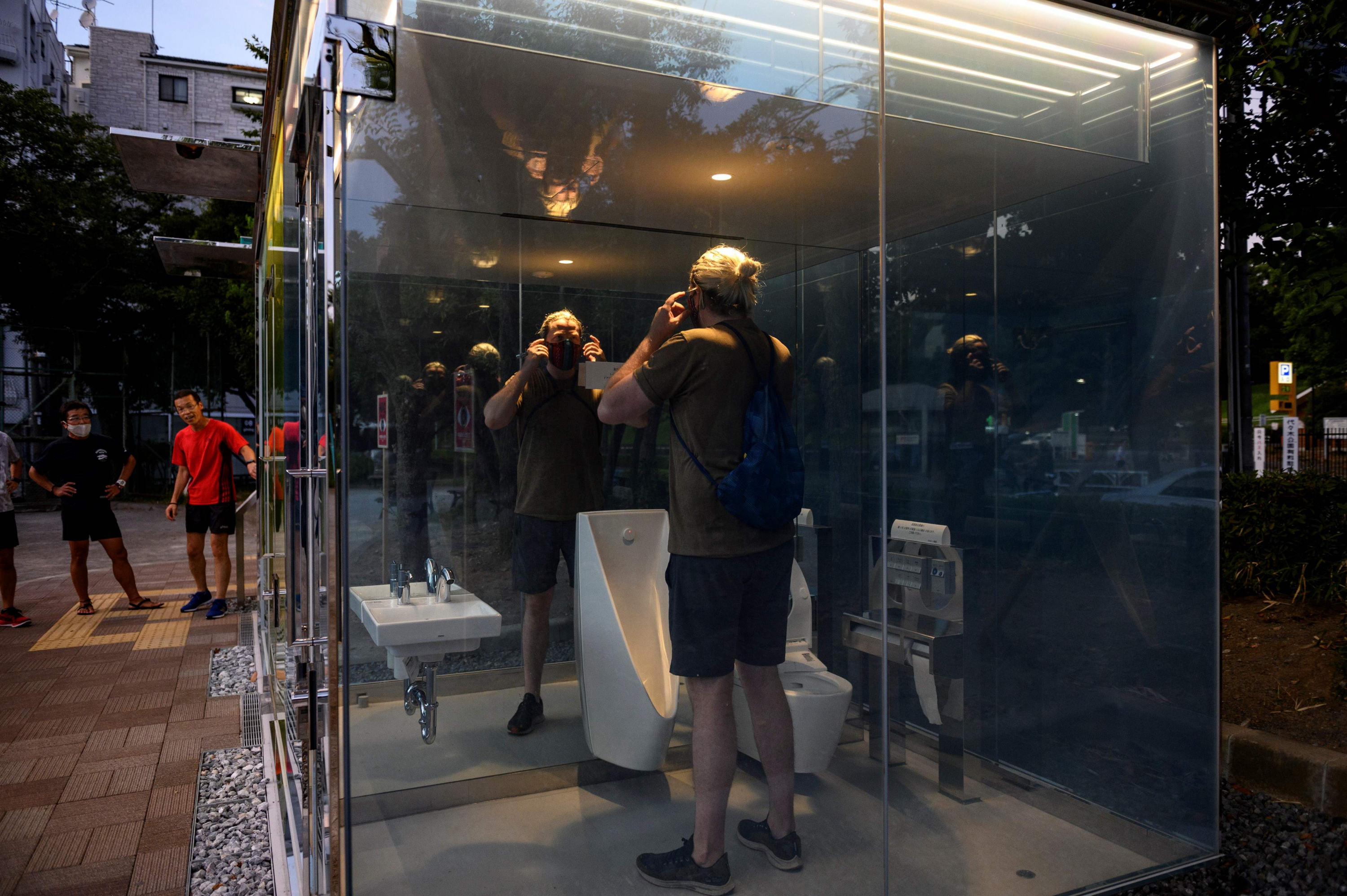 baños transparentes