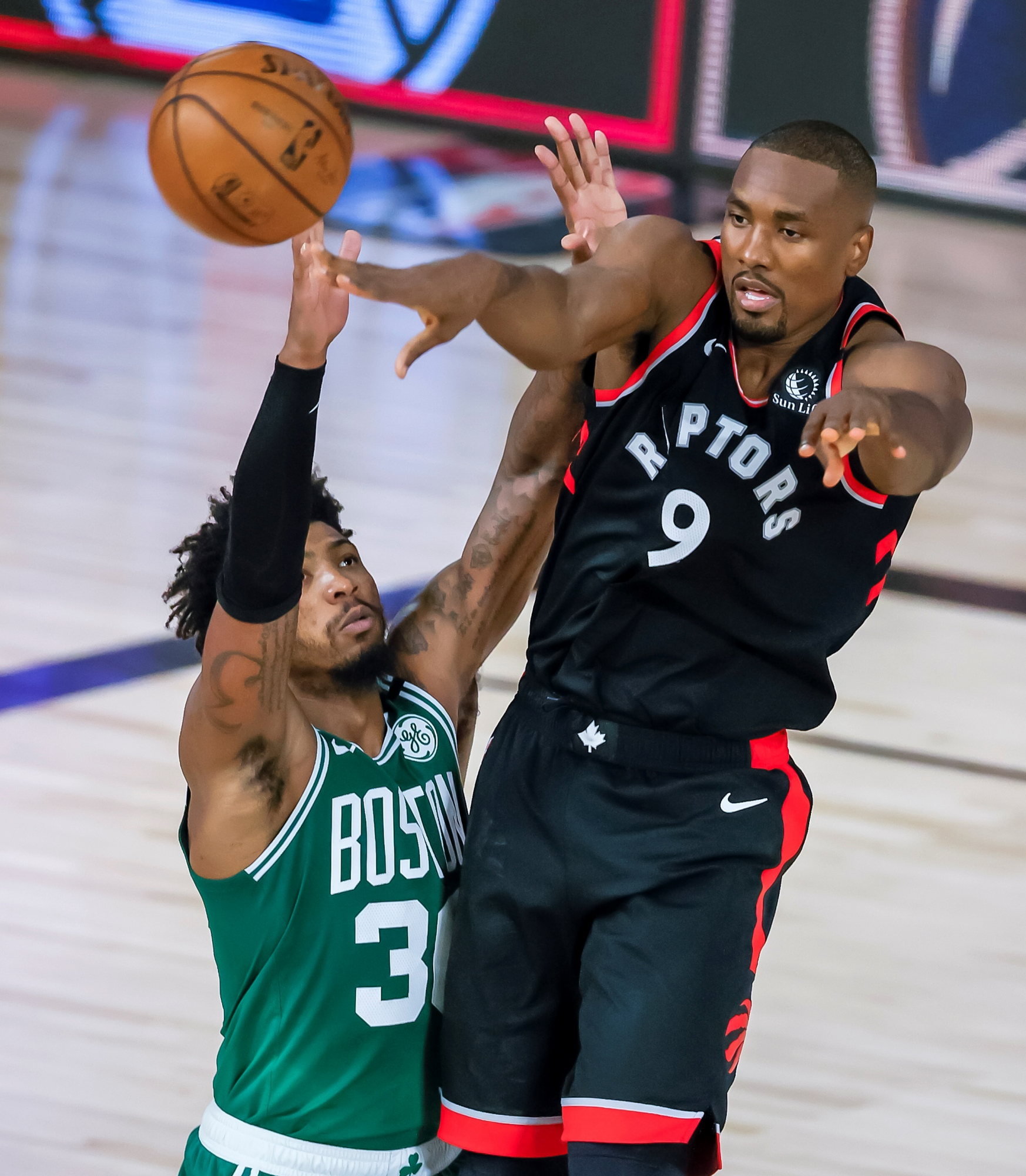 Toronto Raptors derrotó a Boston Celtics y habrá séptimo juego. Foto: EFE.