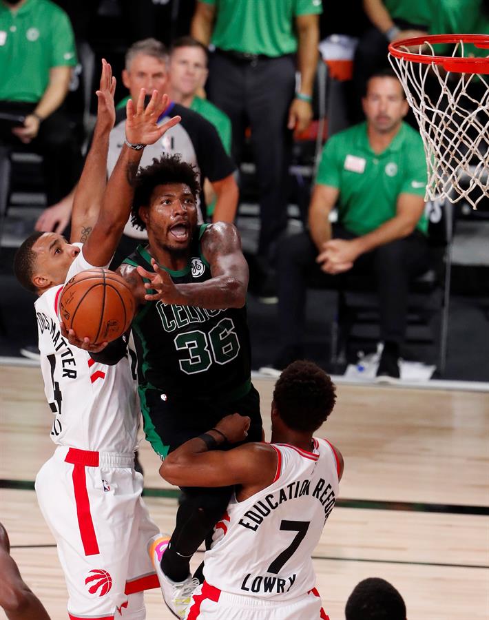 Boston Celtics definirá la Conferencia Este de la NBA frente a Miami Heat. Foto: EFE.