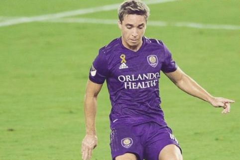Mauricio Pereyra en el duelo entre Orlando City e Inter Miami. Foto: @OrlandoCitySC.