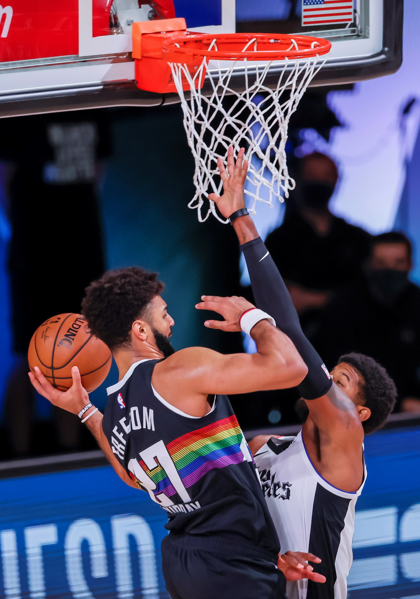 Jamal Murray fue otro de los jugadores clave de Denver Nuggets. Foto: EFE.